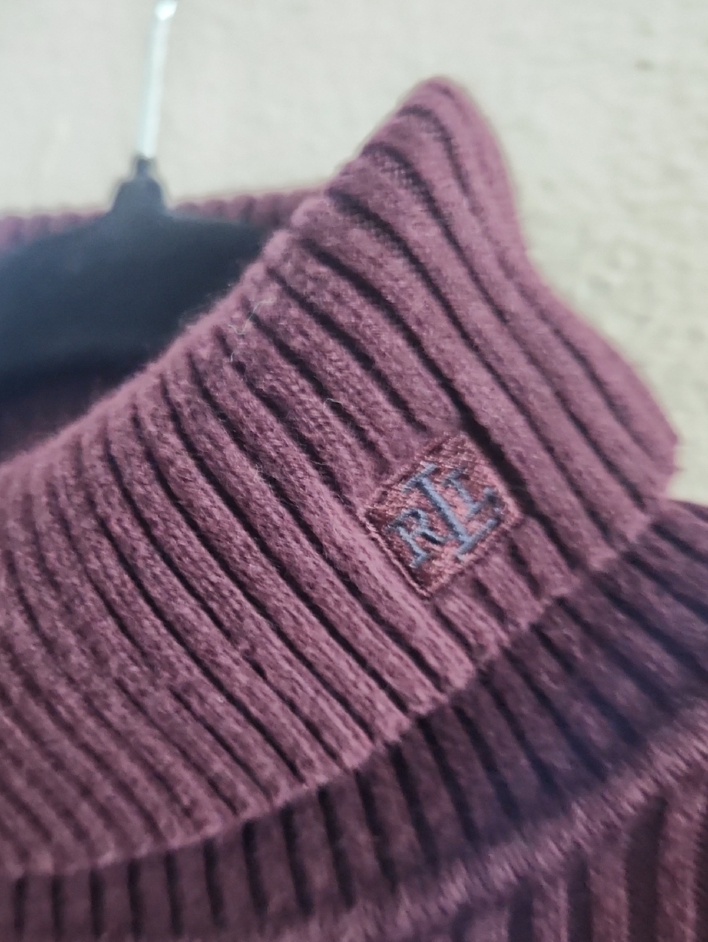 Lauren Ralph Lauren Women's Ribbed Turtleneck Sweater - Plum - Picture 2 of 5